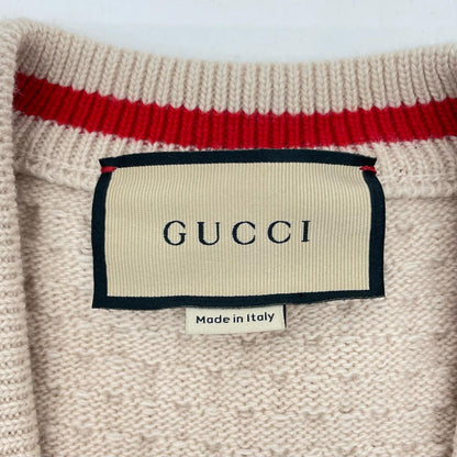 GUCCI | グッチ Gucci Love Parade カーディガン 696574 XKCFW ベージュ サイズ：XS【尾張小牧店】