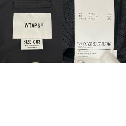 W)TAPS | ダブルタップス TRACK JACKET NYLON TUSSAH ナイロンジャケット 221WVDT-JKM03 ブラック サイズ：3【尾張小牧店】