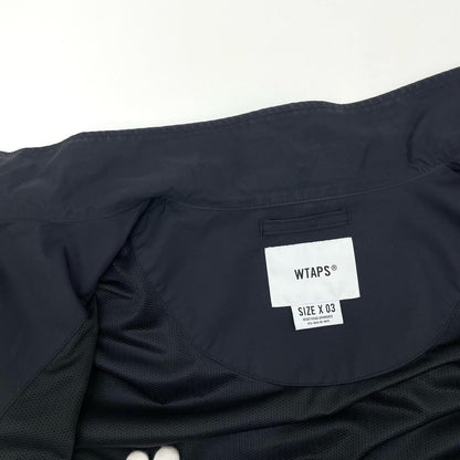 W)TAPS | ダブルタップス TRACK JACKET NYLON TUSSAH ナイロンジャケット 221WVDT-JKM03 ブラック サイズ：3【尾張小牧店】