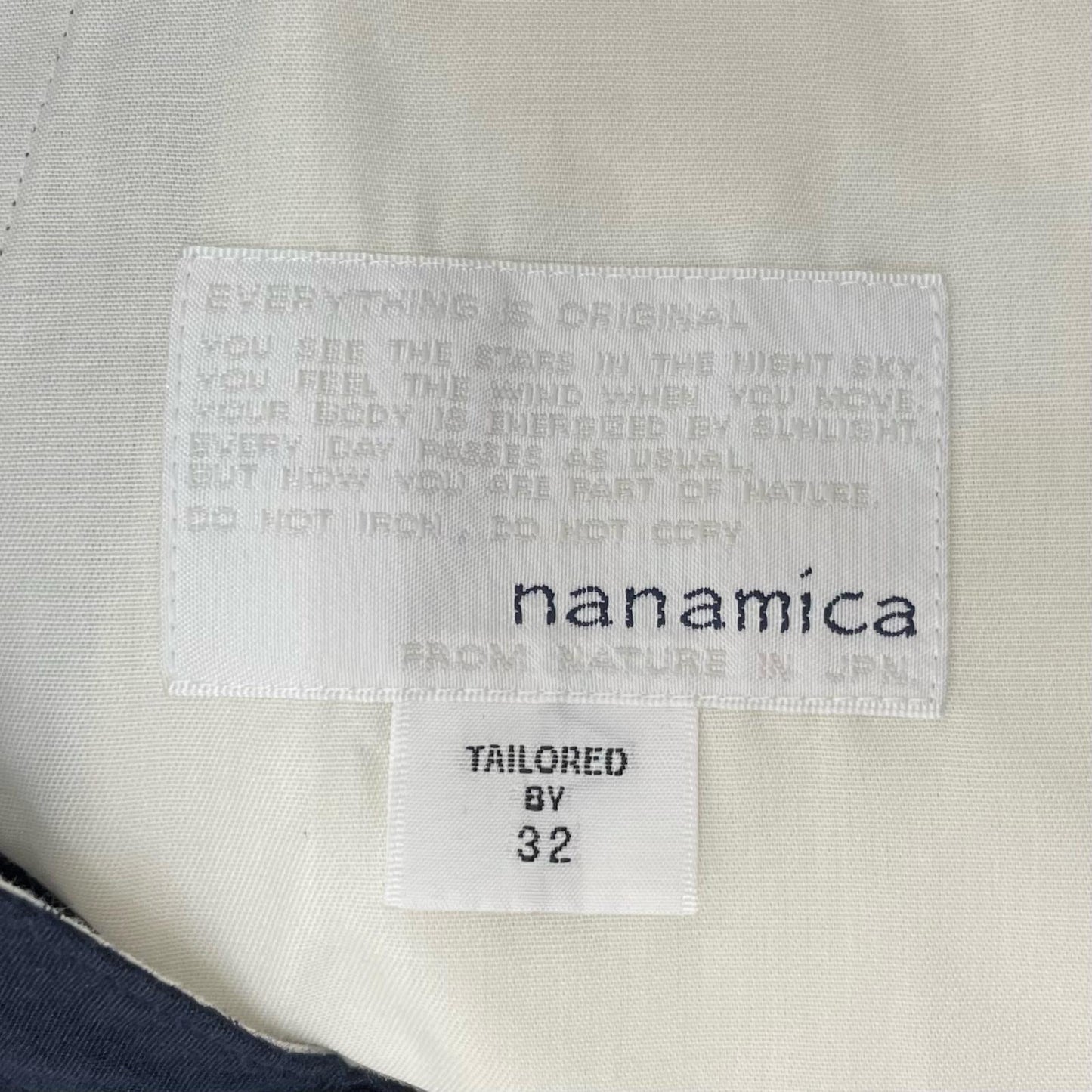nanamica | ナナミカ Tuck Club Pants パンツ S25SC071 ネイビー サイズ：32【尾張小牧店】