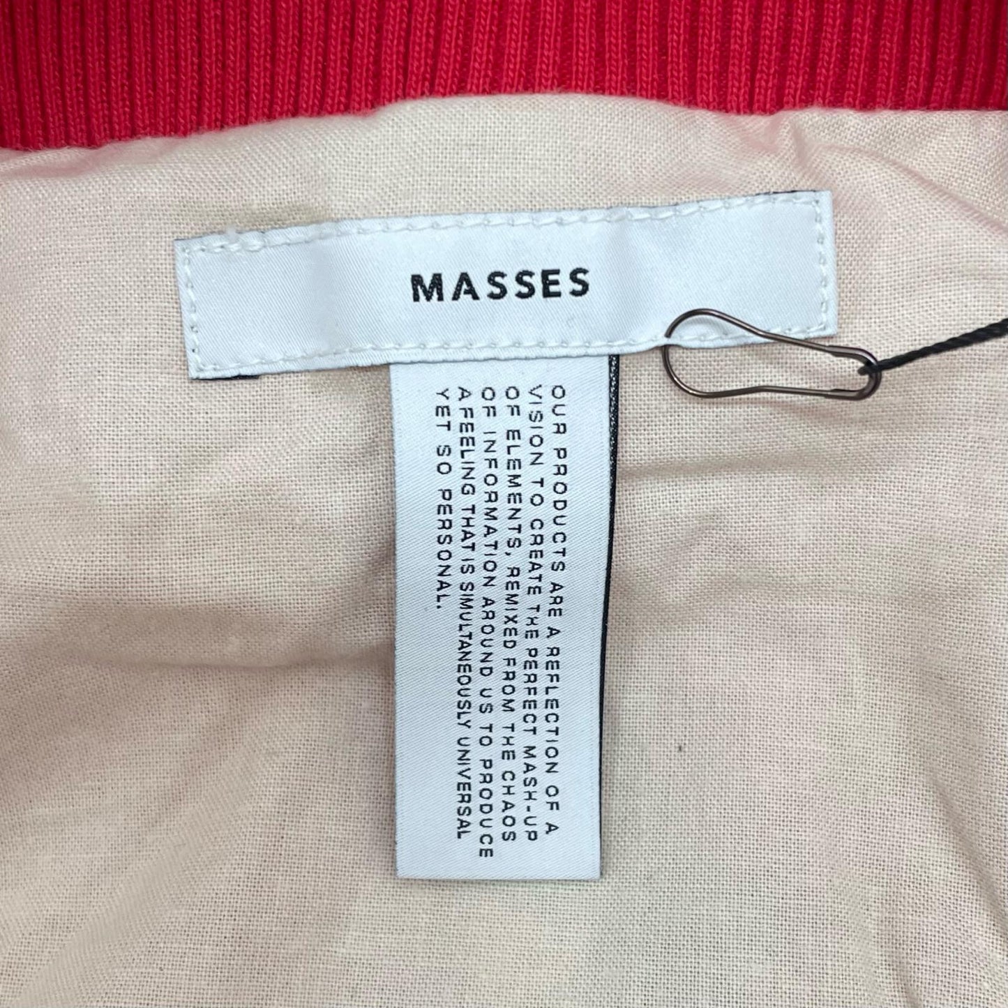 MASSES | マシス SATIN JKT スーベニアジャケット レッド サイズ：M【尾張小牧店】