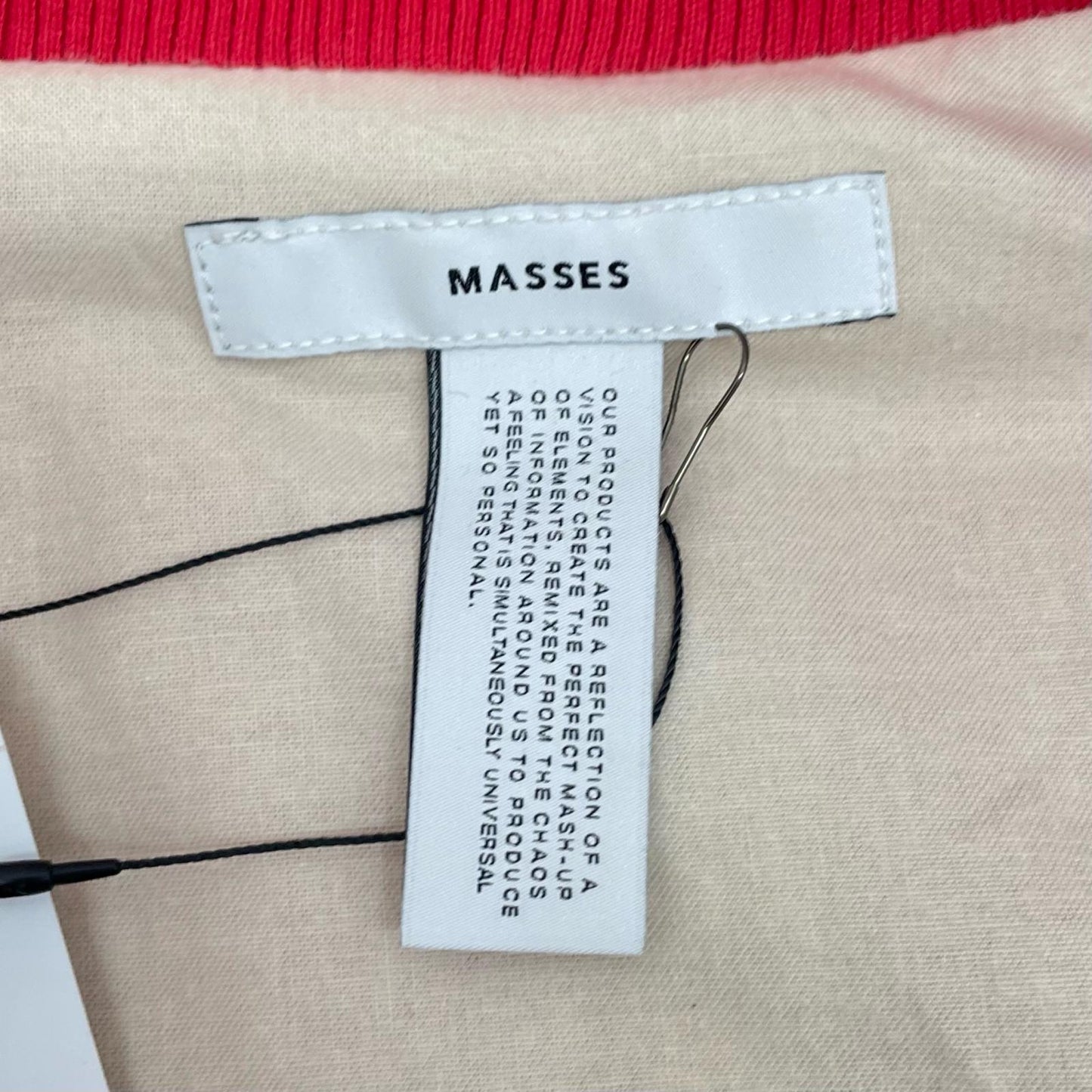 MASSES | マシス SATIN JKT スーベニアジャケット レッド サイズ：L【尾張小牧店】