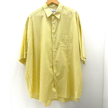 Graphpaper | グラフペーパー SIDOGRAS S/S Oversized Regular Collar Shirt? 半袖シャツ GM242-50004 イエロー サイズ：2【尾張小牧店】