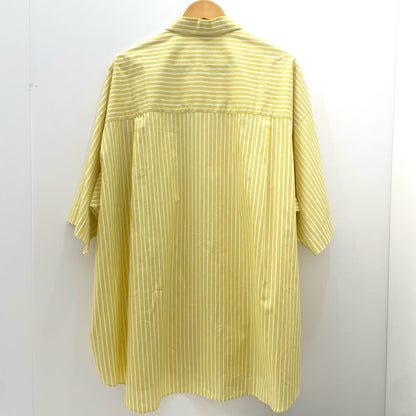 Graphpaper | グラフペーパー SIDOGRAS S/S Oversized Regular Collar Shirt? 半袖シャツ GM242-50004 イエロー サイズ：2【尾張小牧店】