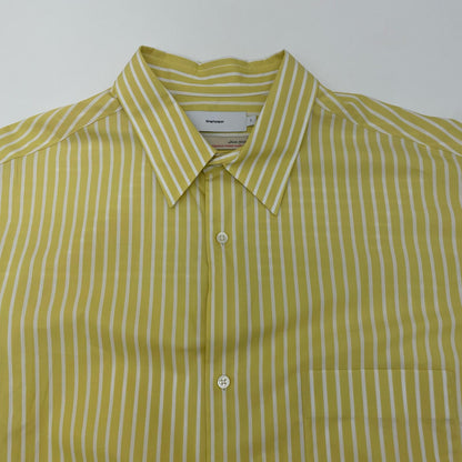 Graphpaper | グラフペーパー SIDOGRAS S/S Oversized Regular Collar Shirt? 半袖シャツ GM242-50004 イエロー サイズ：2【尾張小牧店】