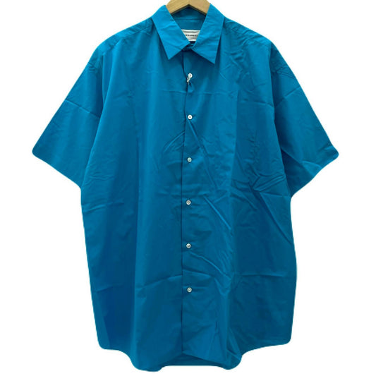 markaware | マーカウェア ORGANIC GIZA TYPEWRITER COMFORT FIT S/S SHIRT 半袖シャツ A25B01SH02B ブルー サイズ：3【尾張小牧店】