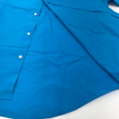 markaware | マーカウェア ORGANIC GIZA TYPEWRITER COMFORT FIT S/S SHIRT 半袖シャツ A25B01SH02B ブルー サイズ：3【尾張小牧店】