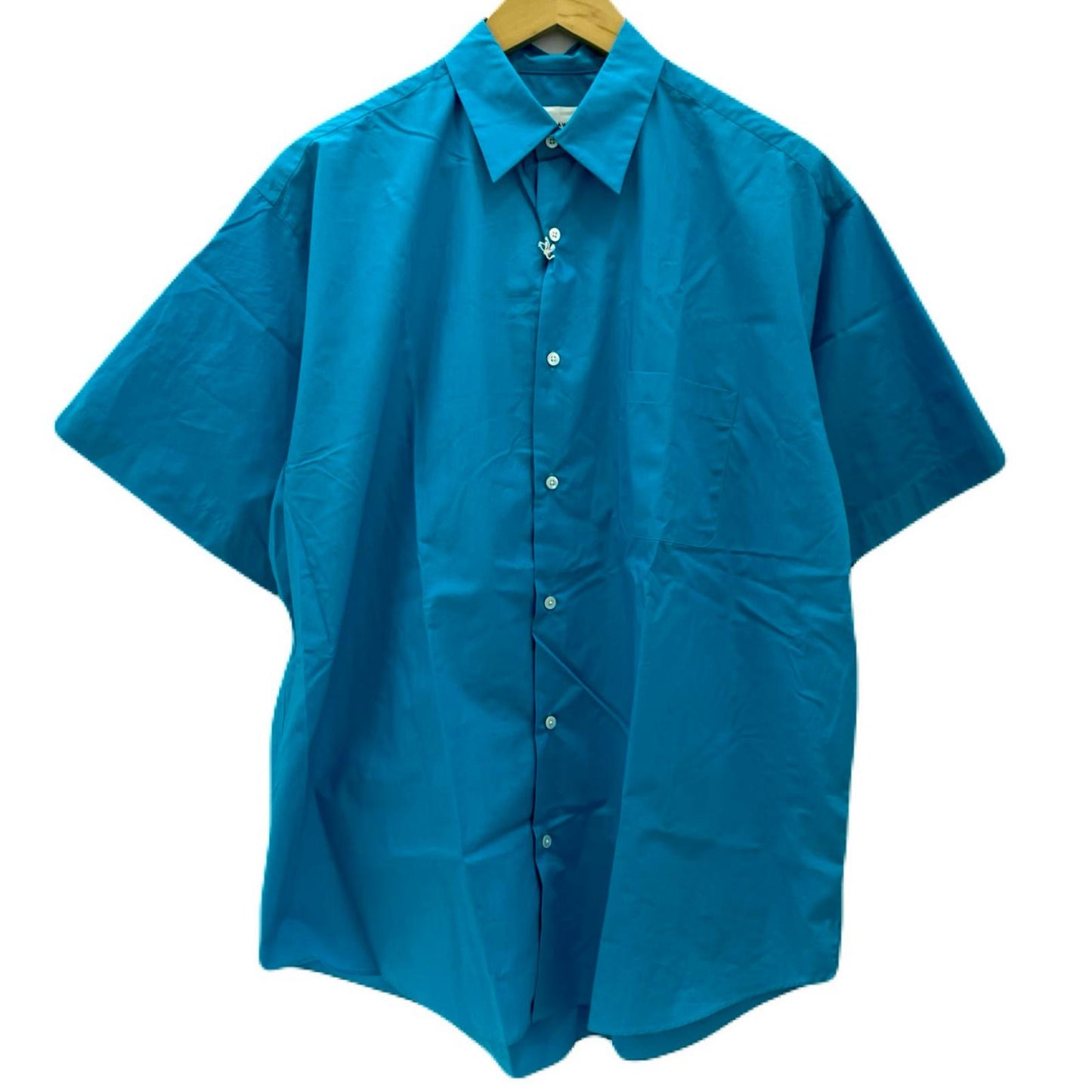 markaware | マーカウェア ORGANIC GIZA TYPEWRITER COMFORT FIT S/S SHIRT 半袖シャツ A25B01SH02B ブルー サイズ：2【尾張小牧店】