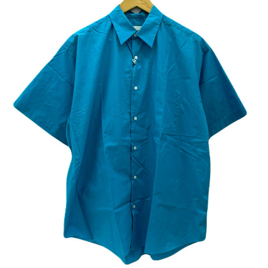 markaware | マーカウェア ORGANIC GIZA TYPEWRITER COMFORT FIT S/S SHIRT 半袖シャツ A25B01SH02B ブルー サイズ：2【尾張小牧店】