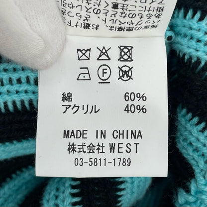 KNIT SWEATER SITY COUNTRY CITY JAZZ セーター CCC-251K001 ブルー サイズ：L【尾張小牧店】