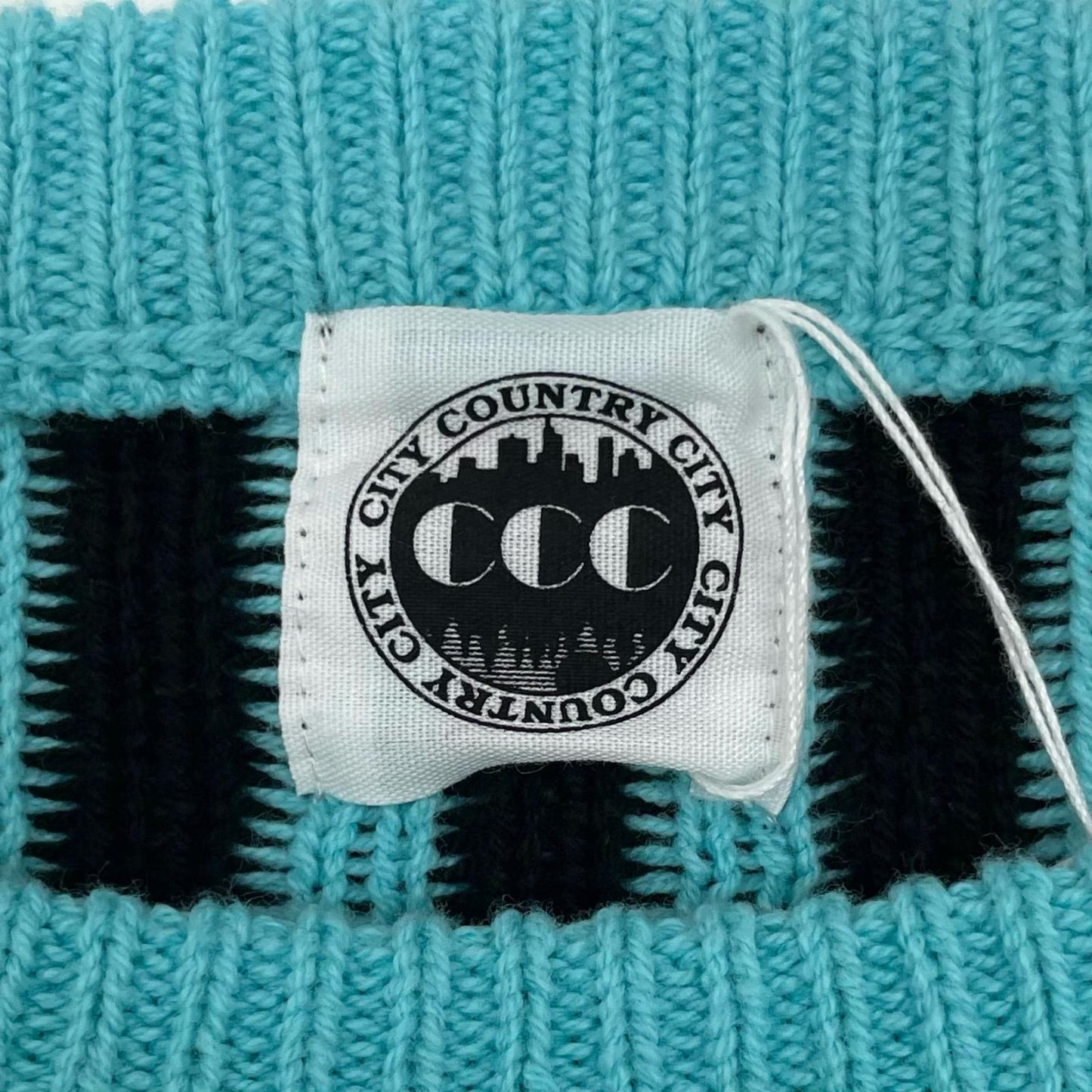 KNIT SWEATER SITY COUNTRY CITY JAZZ セーター CCC-251K001 ブルー サイズ：L【尾張小牧店】