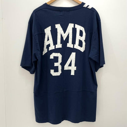 【中古】AMBUSH | アンブッシュ　25SS PANELLED T-SHIRT 半袖Ｔシャツ 12115322 ネイビー サイズ：L【尾張小牧店】