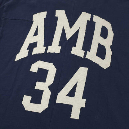 【中古】AMBUSH | アンブッシュ　25SS PANELLED T-SHIRT 半袖Ｔシャツ 12115322 ネイビー サイズ：L【尾張小牧店】