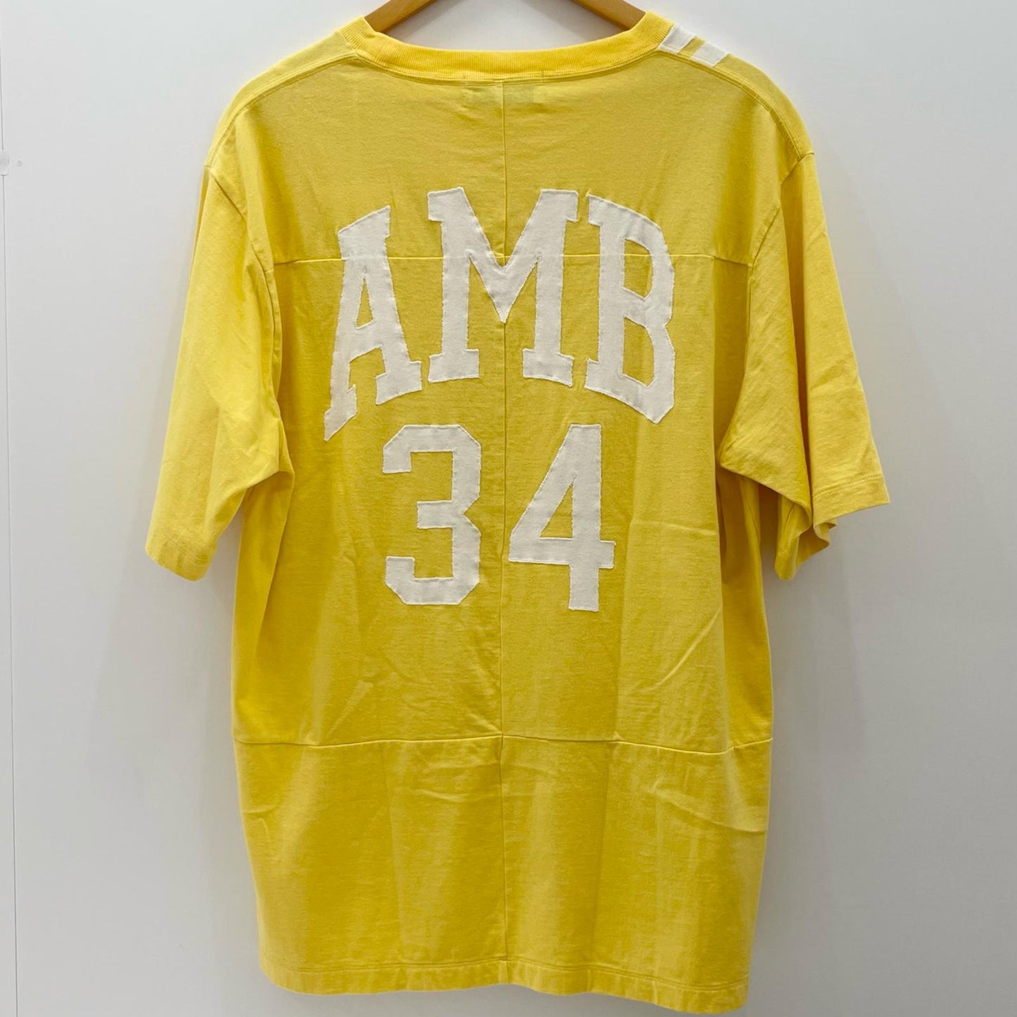 AMBUSH | アンブッシュ PANELLED T-SHIRT 半袖Ｔシャツ 12115322 イエロー サイズ：L【尾張小牧店】