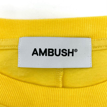 AMBUSH | アンブッシュ PANELLED T-SHIRT 半袖Ｔシャツ 12115322 イエロー サイズ：L【尾張小牧店】