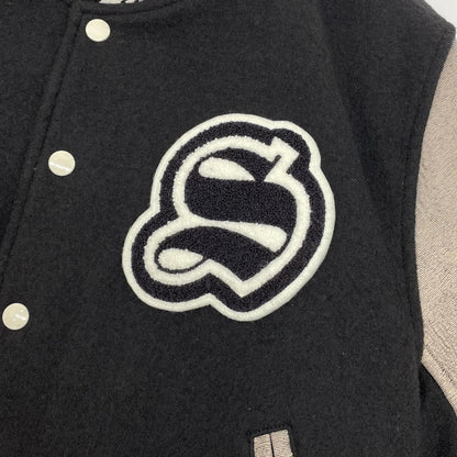 SUGARHILL | シュガーヒル GILL LEATHER STADIUM JACKET スタジャン 22AWLA03 ブラウン×ベージュ サイズ：1【尾張小牧店】
