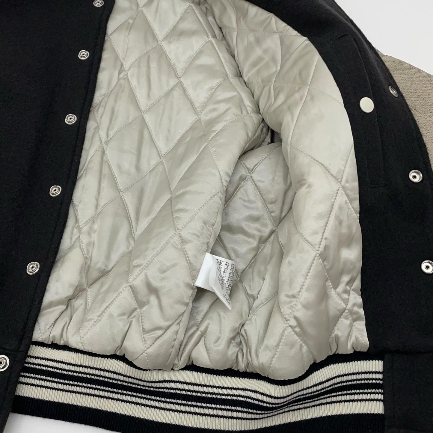 SUGARHILL | シュガーヒル GILL LEATHER STADIUM JACKET スタジャン 22AWLA03 ブラウン×ベージュ サイズ：1【尾張小牧店】