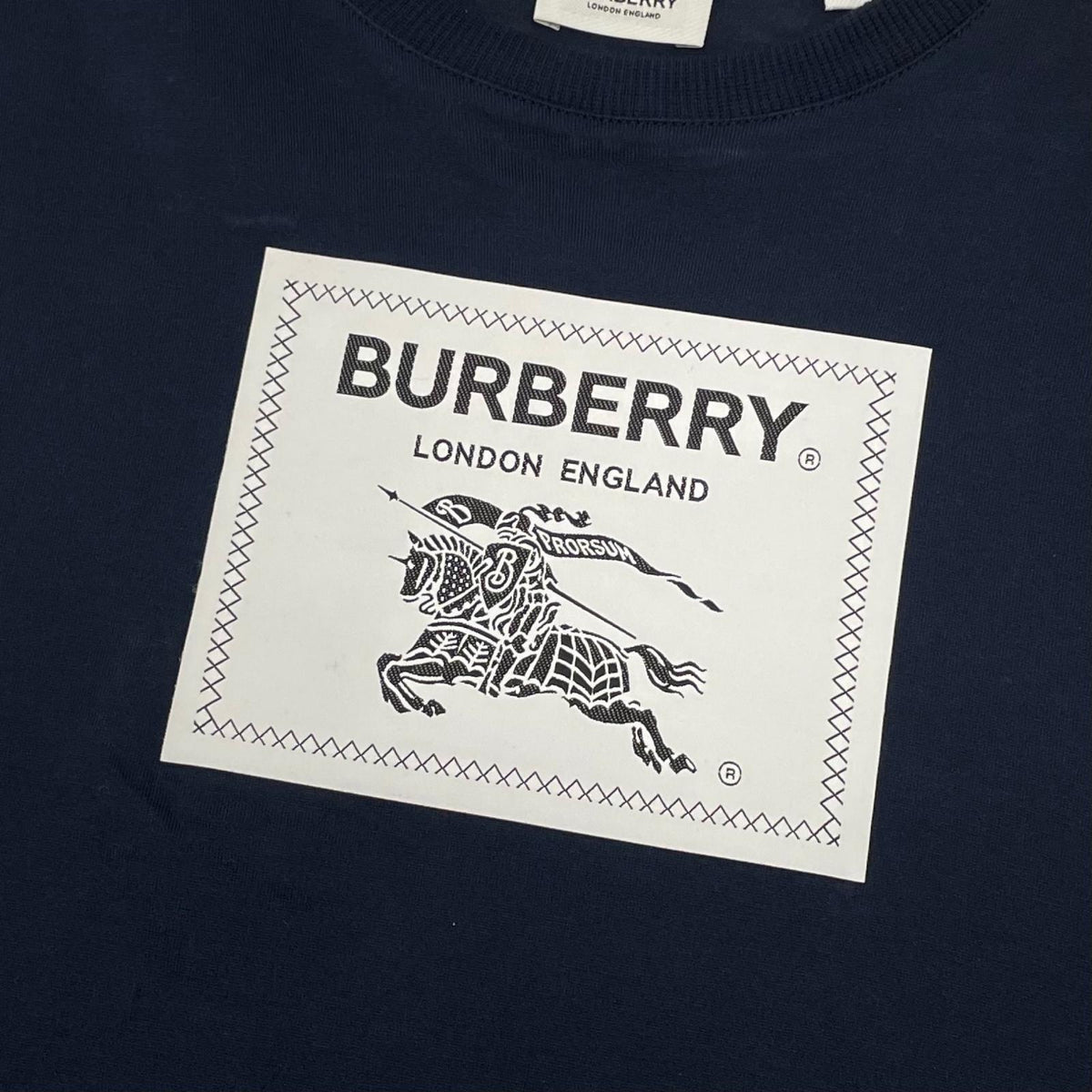 【中古】BURBERRY London England | バーバリーロンドンイングランド 半袖Ｔシャツ 8068801 ネイビー サイズ：XS【尾張小牧店】