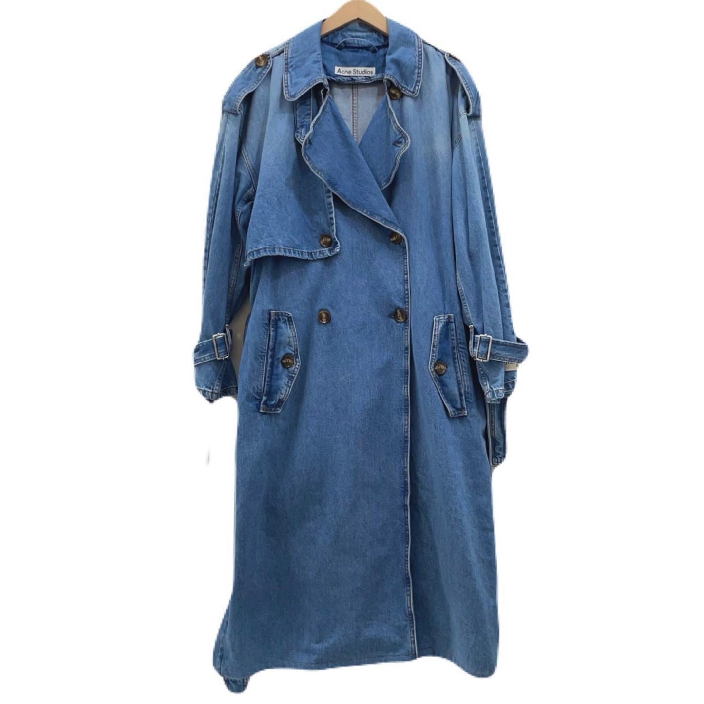 ACNE STUDIOS | アクネストゥディオズ トレンチコート A90523 ブルー サイズ：34【尾張小牧店】