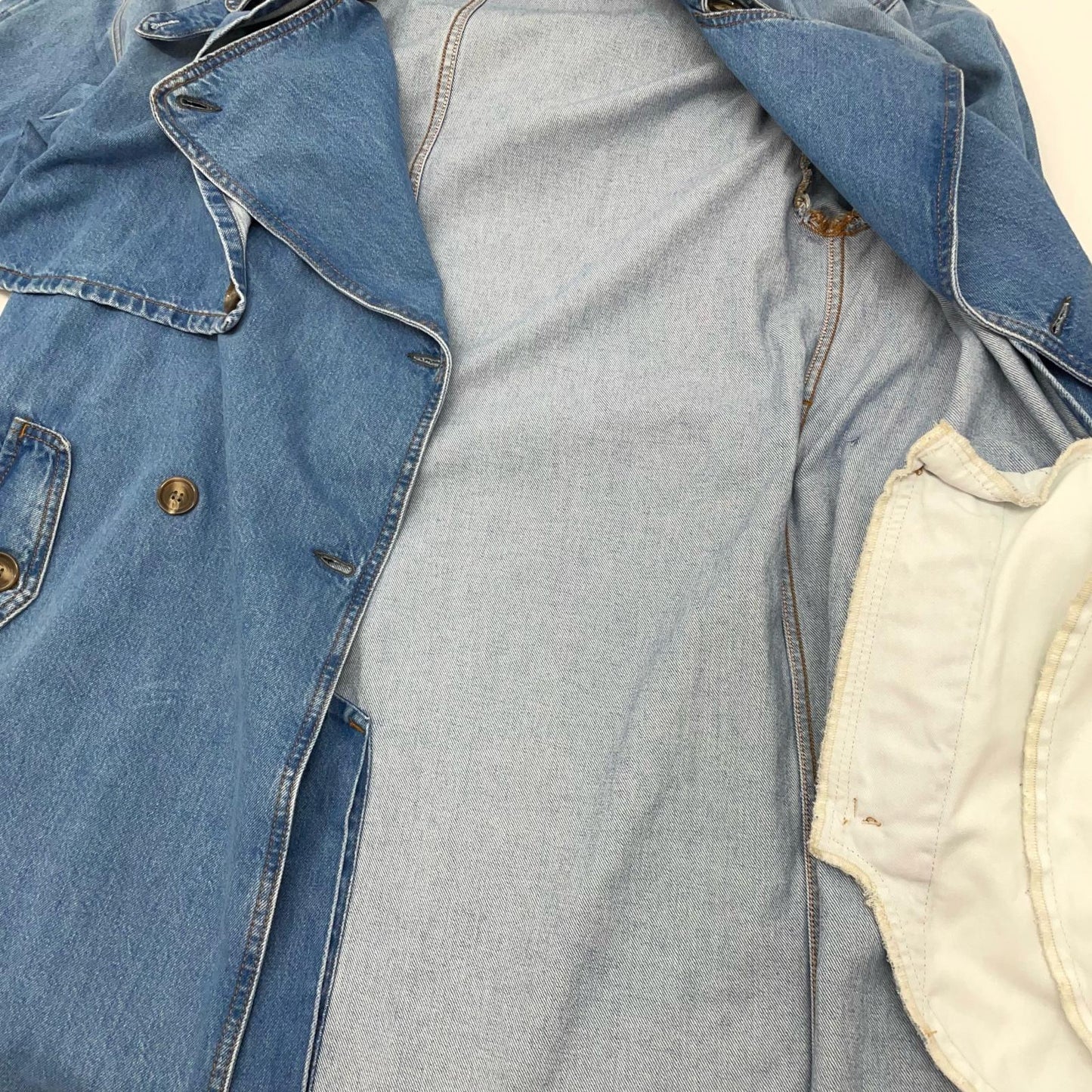 ACNE STUDIOS | アクネストゥディオズ トレンチコート A90523 ブルー サイズ：34【尾張小牧店】