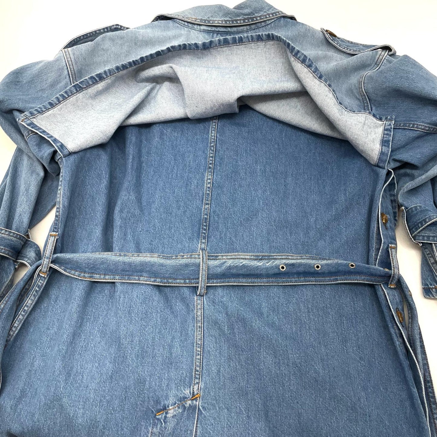 ACNE STUDIOS | アクネストゥディオズ トレンチコート A90523 ブルー サイズ：34【尾張小牧店】
