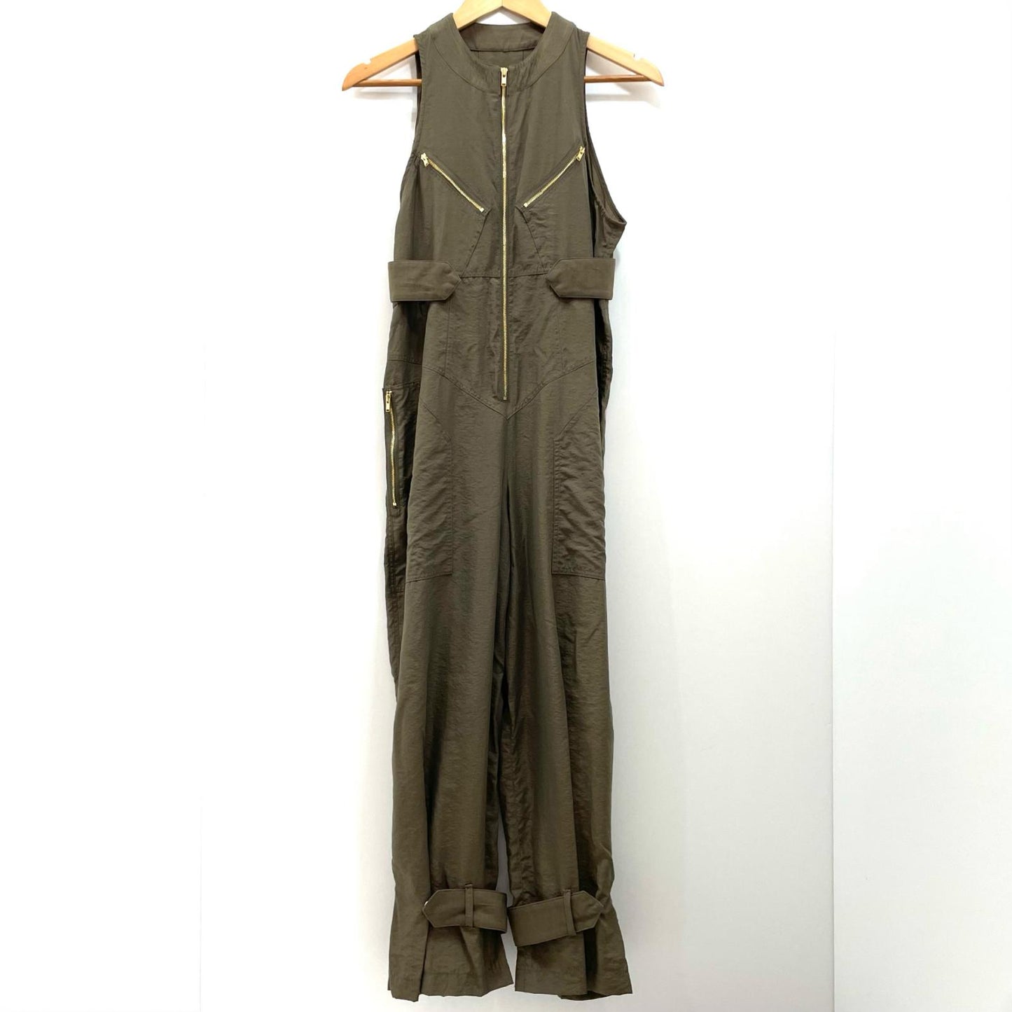 SLEEVELESS NYLON JUMPSUITS ツナギ FTC222-0801 カーキ サイズ：1【尾張小牧店】