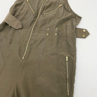 SLEEVELESS NYLON JUMPSUITS ツナギ FTC222-0801 カーキ サイズ：1【尾張小牧店】