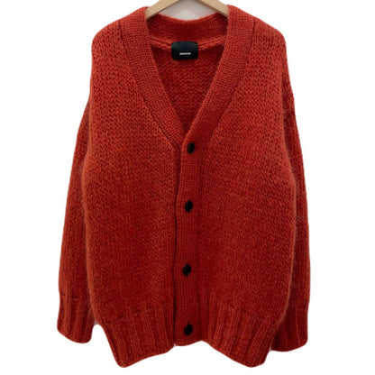 08sircus | ゼロエイトサーカス Low gauge mohair cardigan カーディガン S23AW-KN06 オレンジ サイズ：1【尾張小牧店】