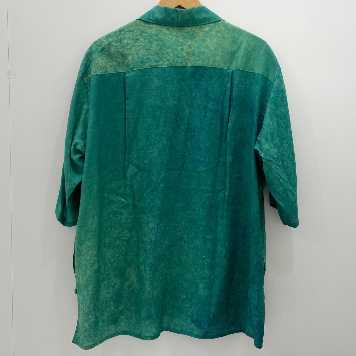 【中古】YOKE | ヨーク GRADATION PRINTED OPEN COLLAR SHIRT 半袖シャツ YK24SS0712SH グリーン サイズ：2【尾張小牧店】