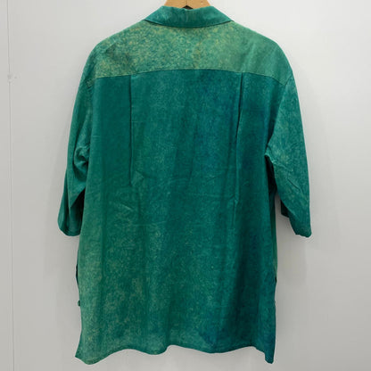 【中古】YOKE | ヨーク GRADATION PRINTED OPEN COLLAR SHIRT 半袖シャツ YK24SS0712SH グリーン サイズ：2【尾張小牧店】