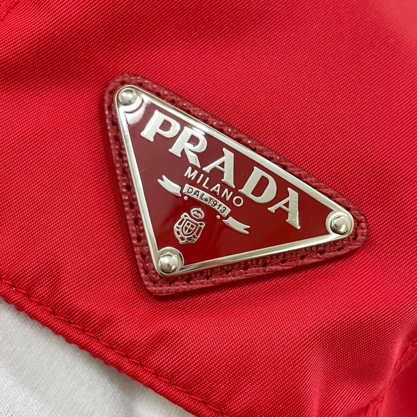 PRADA | プラダ キャップ レッド サイズ：M【尾張小牧店】
