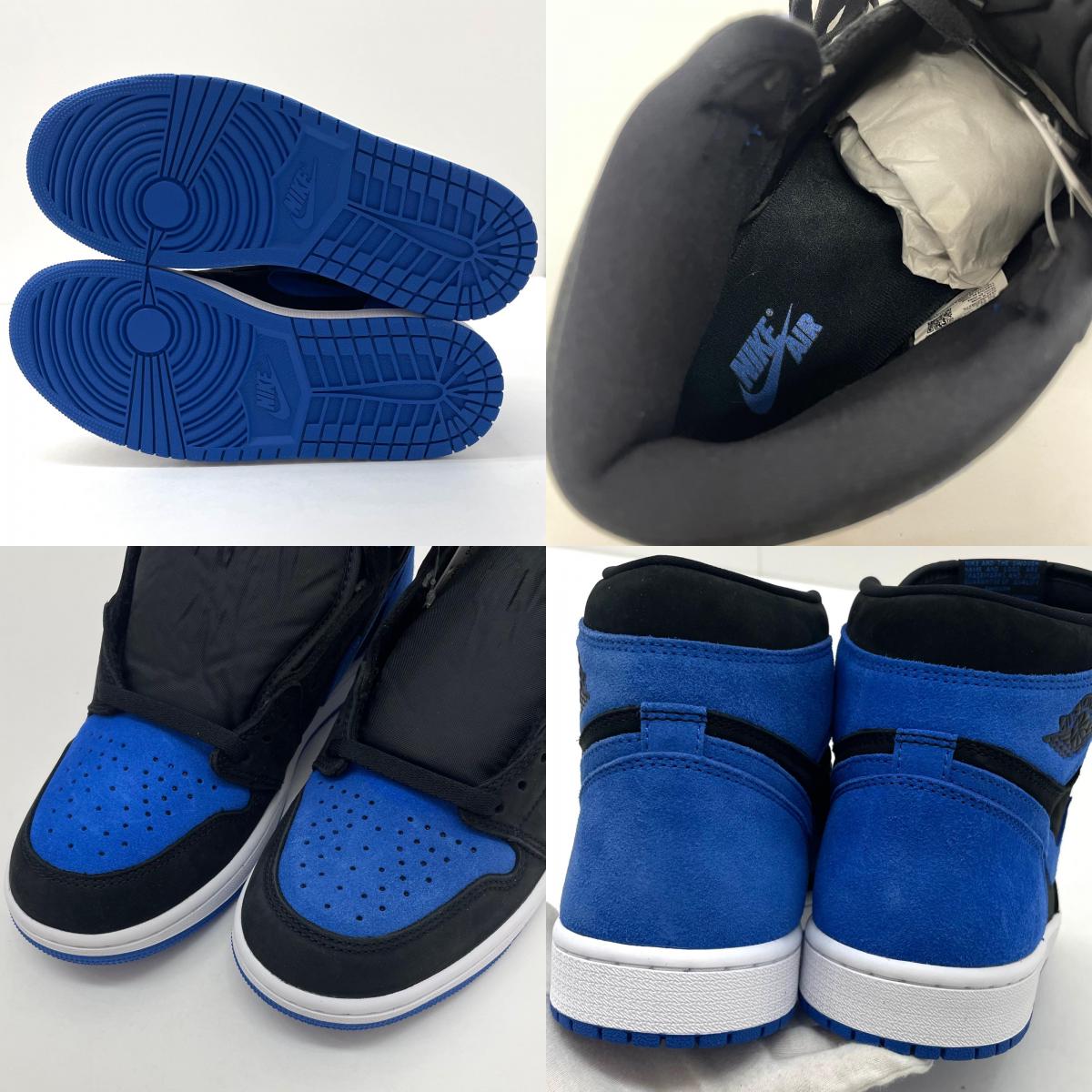 【中古】NIKE | ナイキ AIR JORDAN 1 RETRO HIGH OG "Royal Reimagined"/エアジョーダン1 レトロ ハイ OG "ロイヤル リイマジンド"　スニーカー 靴　DZ5485-042 ブラック×ブルー 27cm【尾張小牧店】