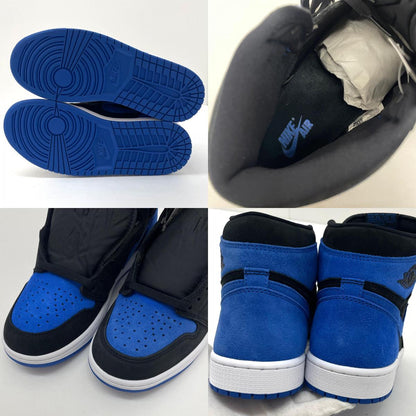 【中古】NIKE | ナイキ AIR JORDAN 1 RETRO HIGH OG "Royal Reimagined"/エアジョーダン1 レトロ ハイ OG "ロイヤル リイマジンド"　スニーカー 靴　DZ5485-042 ブラック×ブルー 27cm【尾張小牧店】