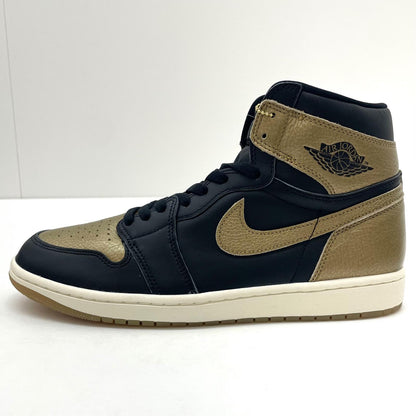 【中古】NIKE | ナイキ AIR JORDAN 1 RETRO HIGH OG "Black and Gold"/エアジョーダン1 レトロ ハイ OG "ブラック アンド ゴールド"　スニーカー 靴　DZ5485-071 ゴールド×ブラック 28.5cm【尾張小牧店】