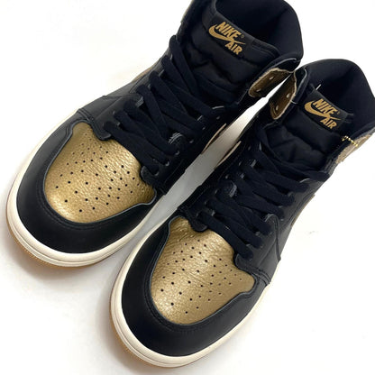 【中古】NIKE | ナイキ AIR JORDAN 1 RETRO HIGH OG "Black and Gold"/エアジョーダン1 レトロ ハイ OG "ブラック アンド ゴールド"　スニーカー 靴　DZ5485-071 ゴールド×ブラック 28.5cm【尾張小牧店】