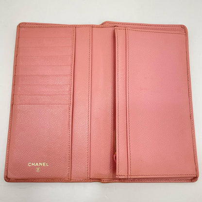 CHANEL | シャネル 長財布 ピンク【尾張小牧店】