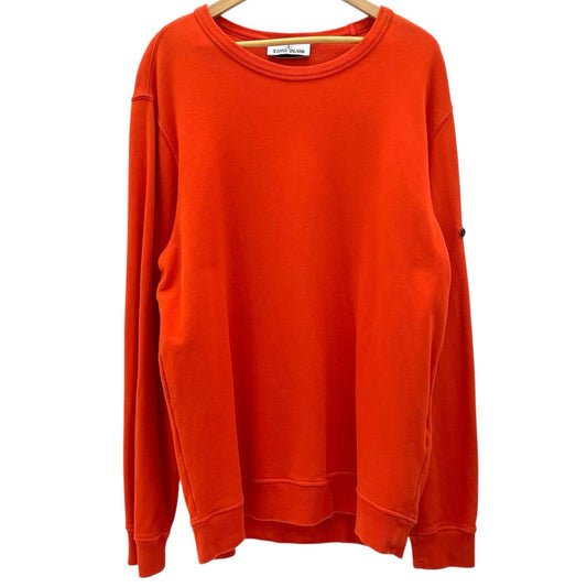 【中古】STONE ISLAND | ストーンアイランド　裏起毛 長袖スウェット 791562420 オレンジ サイズ：XL【尾張小牧店】