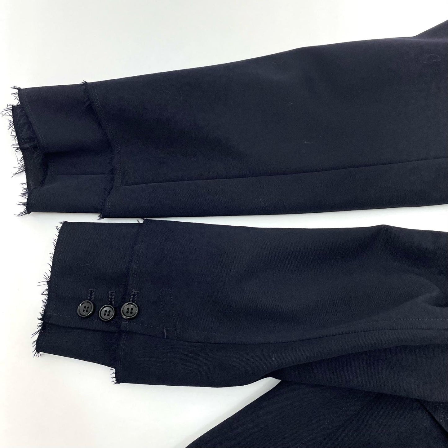 COMME des GARCONS HOMME PLUS | コムデギャルソンオムプリュス レイヤード カットオフ ダブル ドッキングコート その他アウター PS-J010 ブラック サイズ：S【尾張小牧店】