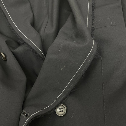 COMME des GARCONS HOMME PLUS | コムデギャルソンオムプリュス レイヤード カットオフ ダブル ドッキングコート その他アウター PS-J010 ブラック サイズ：S【尾張小牧店】