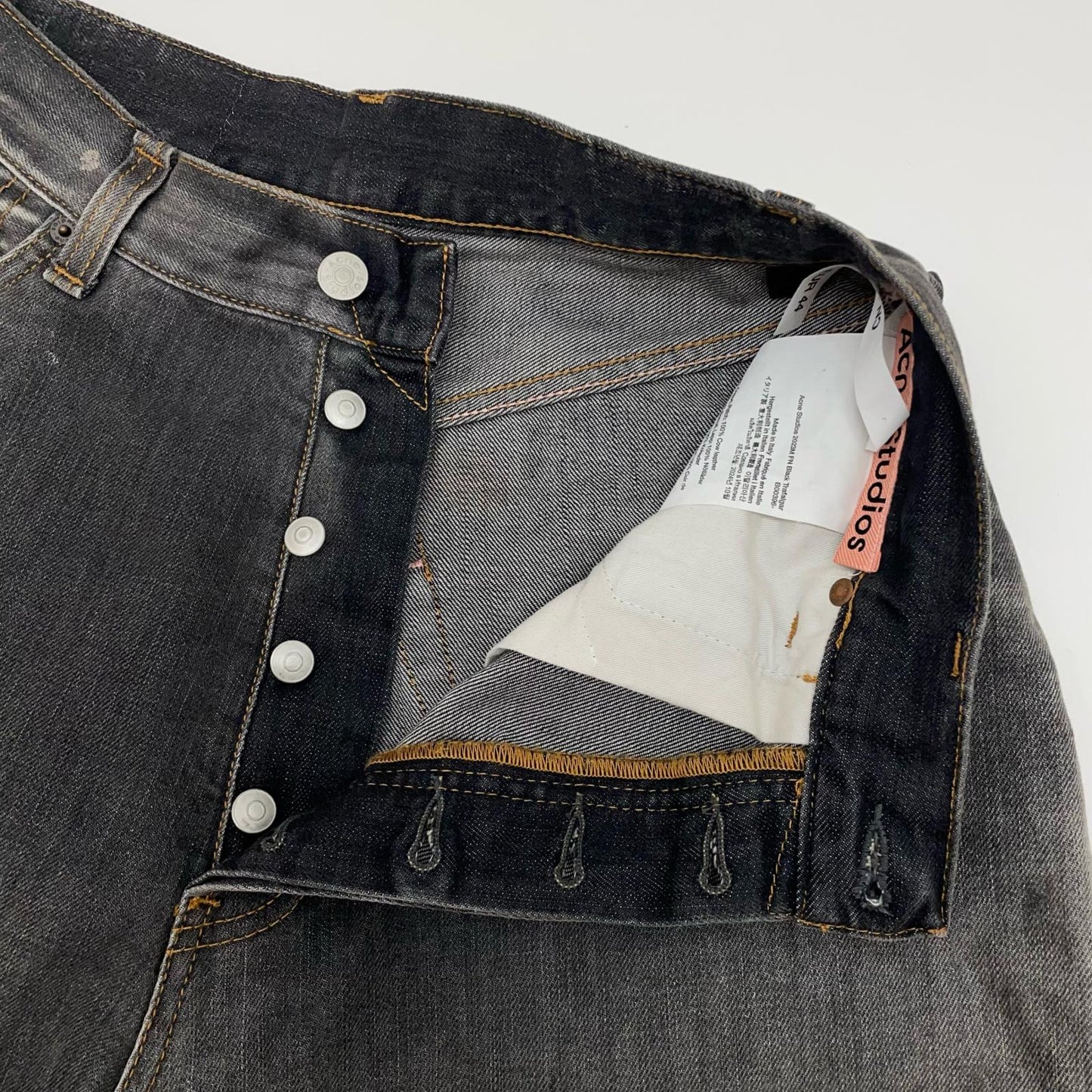 ACNE STUDIOS | アクネストゥディオズ 2023M FN Black Trafalgar デニムパンツ B00396 ブラック サイズ：44【尾張小牧店】