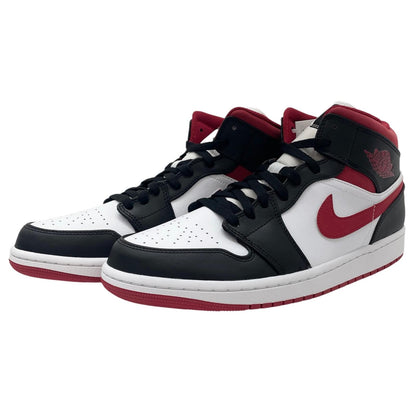 【中古】NIKE | ナイキ Air Jordan 1 Mid "White/Gym Red Black"　エアジョーダン1 ミッド "ホワイト/ジムレッド ブラック"　スニーカー 靴　554724-122 レッド×ブラック×ホワイト 29cm【尾張小牧店】