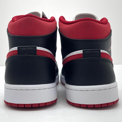 【中古】NIKE | ナイキ Air Jordan 1 Mid "White/Gym Red Black"　エアジョーダン1 ミッド "ホワイト/ジムレッド ブラック"　スニーカー 靴　554724-122 レッド×ブラック×ホワイト 29cm【尾張小牧店】