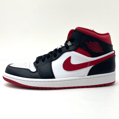 【中古】NIKE | ナイキ Air Jordan 1 Mid "White/Gym Red Black"　エアジョーダン1 ミッド "ホワイト/ジムレッド ブラック"　スニーカー 靴　554724-122 レッド×ブラック×ホワイト 29cm【尾張小牧店】
