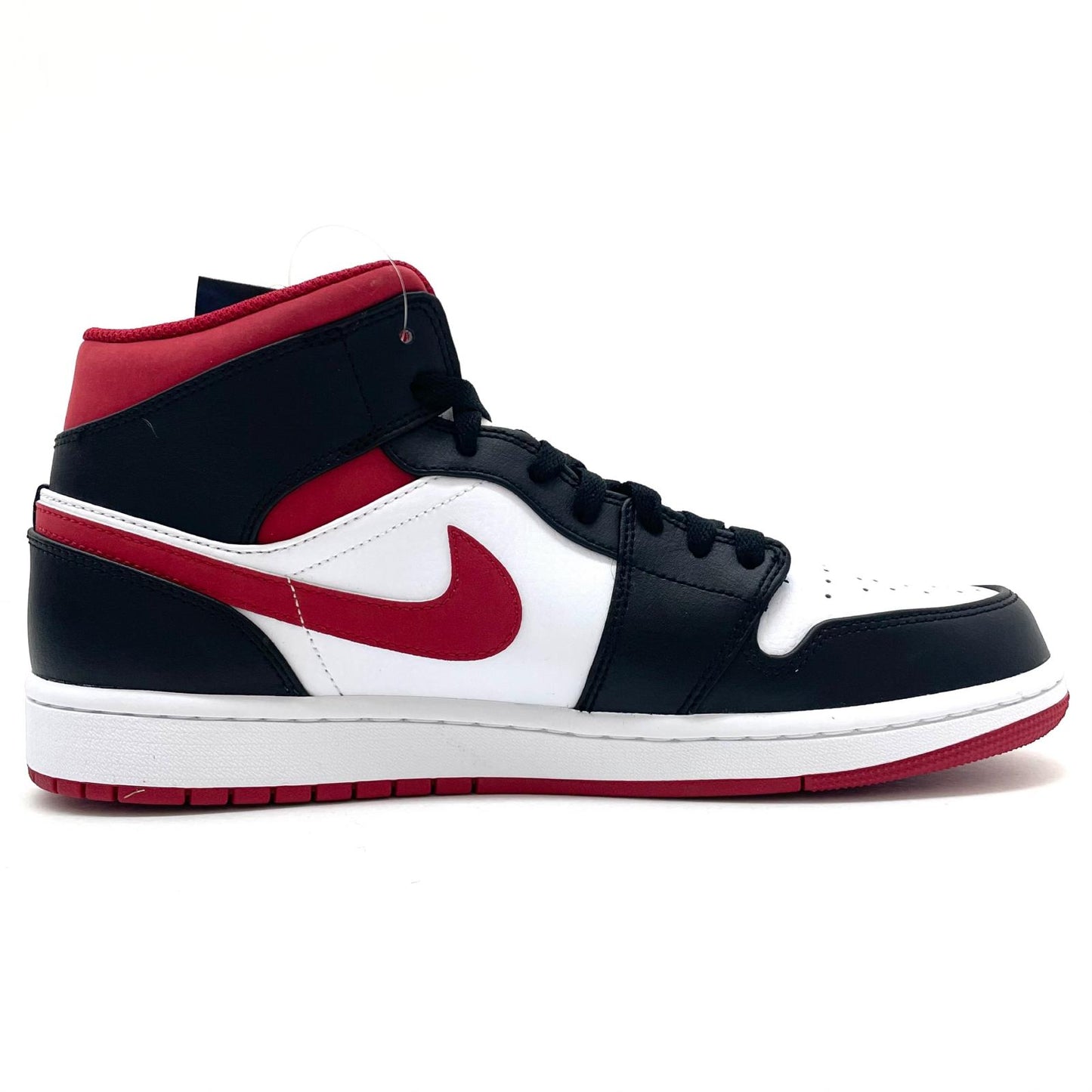 【中古】NIKE | ナイキ Air Jordan 1 Mid "White/Gym Red Black"　エアジョーダン1 ミッド "ホワイト/ジムレッド ブラック"　スニーカー 靴　554724-122 レッド×ブラック×ホワイト 29cm【尾張小牧店】