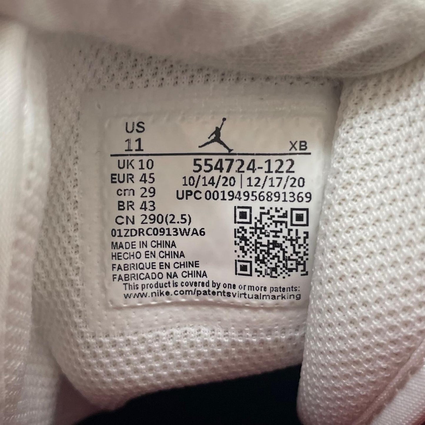 【中古】NIKE | ナイキ Air Jordan 1 Mid "White/Gym Red Black"　エアジョーダン1 ミッド "ホワイト/ジムレッド ブラック"　スニーカー 靴　554724-122 レッド×ブラック×ホワイト 29cm【尾張小牧店】
