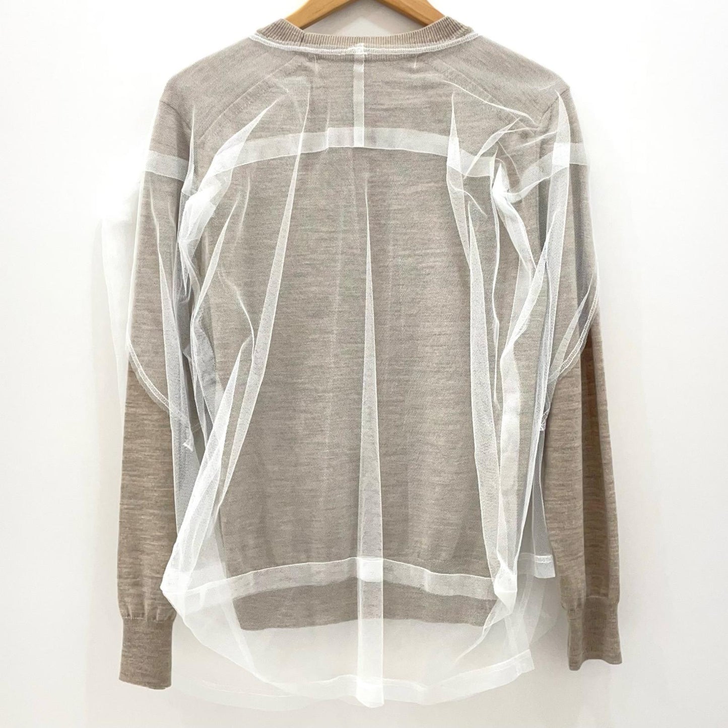 COMME des GARCONS | コムデギャルソン WOMAN BLOUSE ブラウス GO-B019 ベージュ×ホワイト サイズ：S【尾張小牧店】