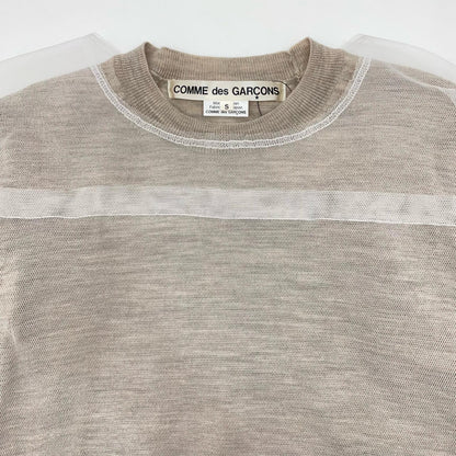 COMME des GARCONS | コムデギャルソン WOMAN BLOUSE ブラウス GO-B019 ベージュ×ホワイト サイズ：S【尾張小牧店】