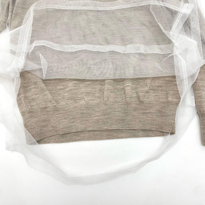COMME des GARCONS | コムデギャルソン WOMAN BLOUSE ブラウス GO-B019 ベージュ×ホワイト サイズ：S【尾張小牧店】