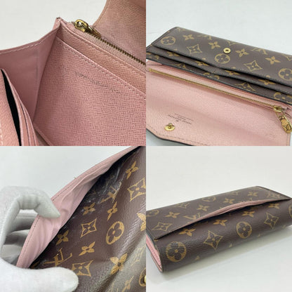 LOUIS VUITTON | ルイ・ヴィトン 長財布 ブラウン×ピンク【尾張小牧店】