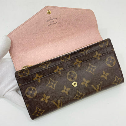 LOUIS VUITTON | ルイ・ヴィトン 長財布 ブラウン×ピンク【尾張小牧店】